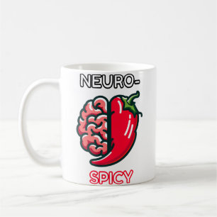 Taza De Café Neuropicante Neurodivergencia Divertido Adhd Autis