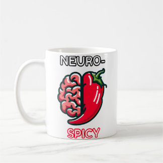 Taza De Café Neuropicante Neurodivergencia Divertido Adhd Autis