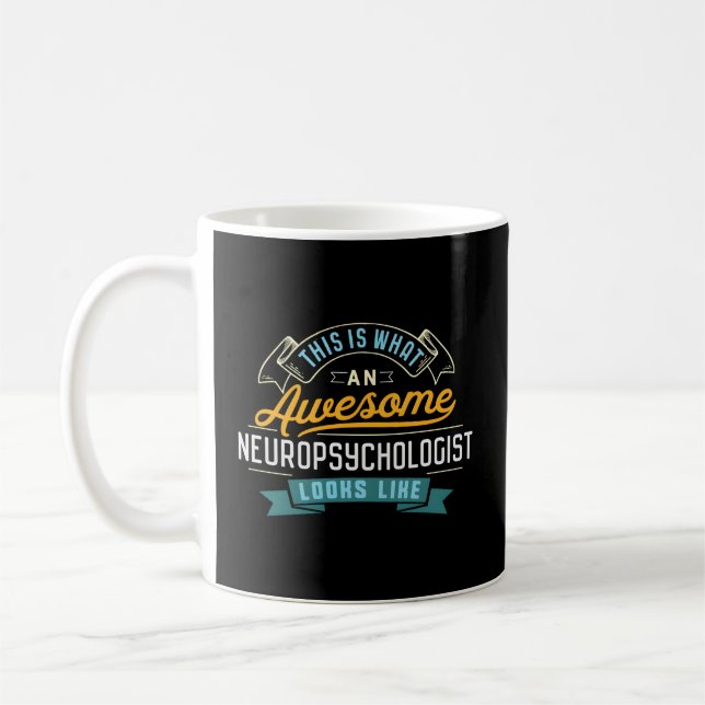 Taza De Café Neuropsicología asombrosa ocupación laboral (Izquierda)