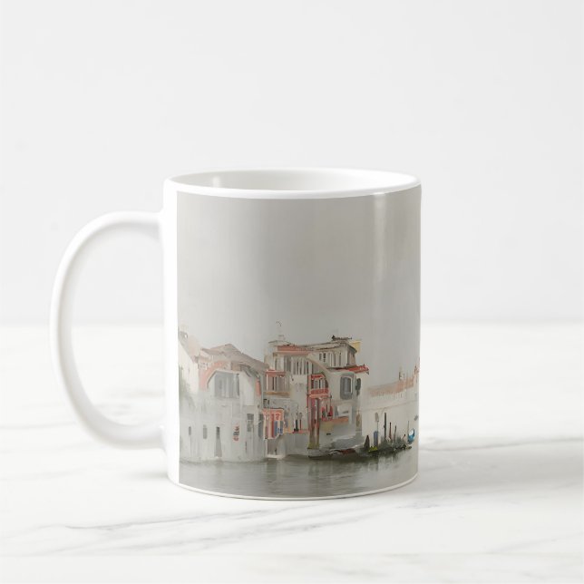 Taza De Café Neutral Venice Canal Sketch Mug (Izquierda)