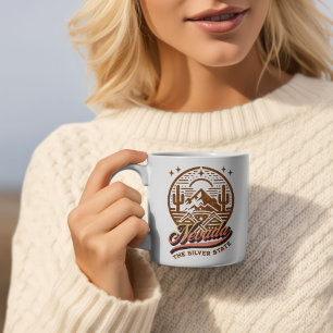 Taza De Café Nevada El Estado Plateado