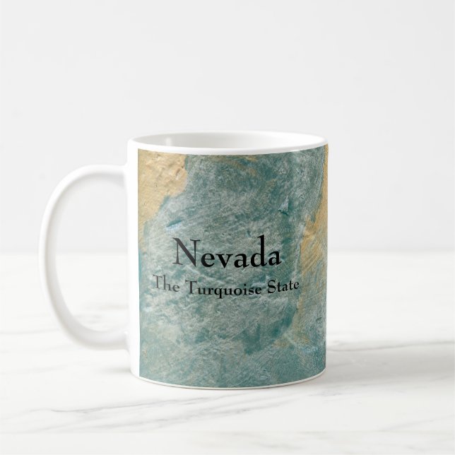 Taza De Café Nevada El Estado Turquesa (Izquierda)