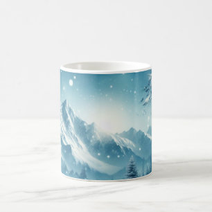 Taza De Café Nevada Winter Mountain