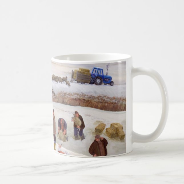 Taza De Café Nevadas del invierno (Derecha)