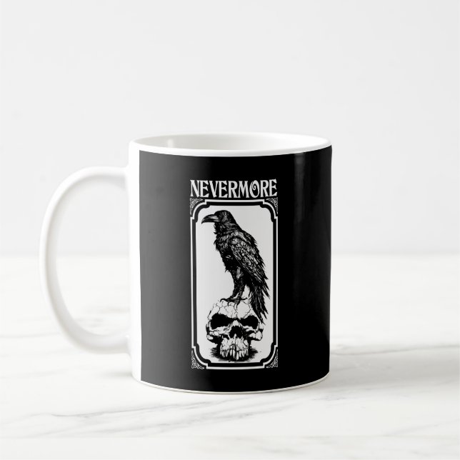 Taza De Café Nevermore | Edgar Allan Poe - The Raven (Izquierda)