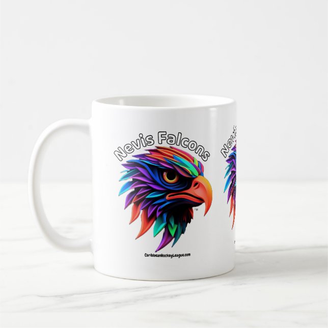 Taza De Café Nevis Falcons - CaribbeanHockeyLeague.com (Izquierda)