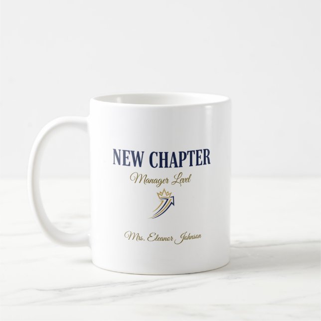 Taza De Café New Chapter Executive Level Personalized (Izquierda)