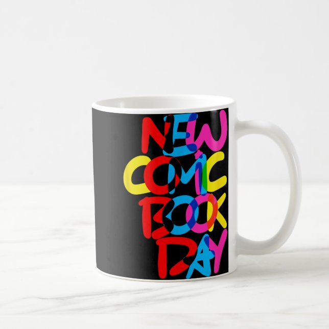 Taza De Café New Comic Book Day (overlap)  (Derecha)