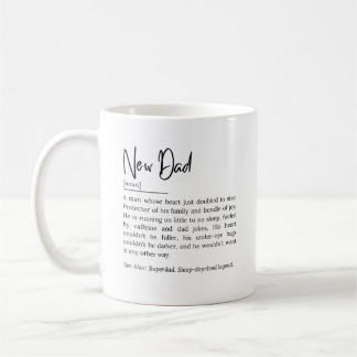 Taza De Café New Dad Definition – Funny and Heartwarming Quote
