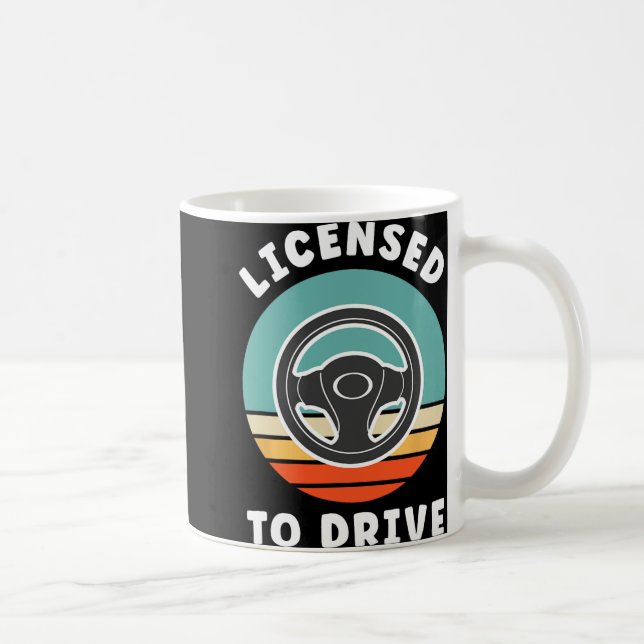 Taza De Café New Driver Driver's Permit Celebration Teen Driver (Derecha)