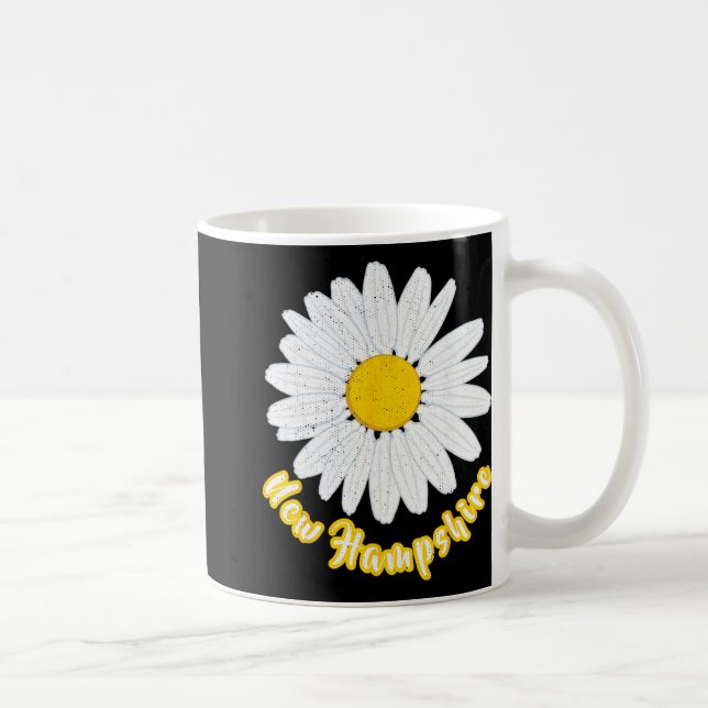 Taza De Café New Hampshire Vacation Flower Meadow Daisy Petals  (Derecha)