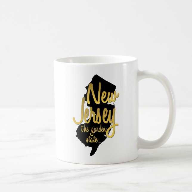 Taza De Café New Jersey - el estado jardín (Derecha)