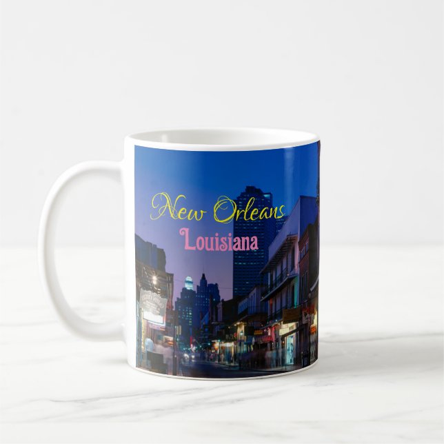 Taza De Café New Orleans Louisiana Coffee Mug Souvenir Memento (Izquierda)