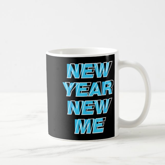 Taza De Café New Year New Me  (Derecha)