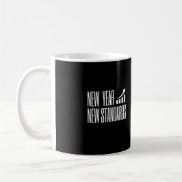 Taza De Café New Year New Standard — Minimalist Motivation MUG