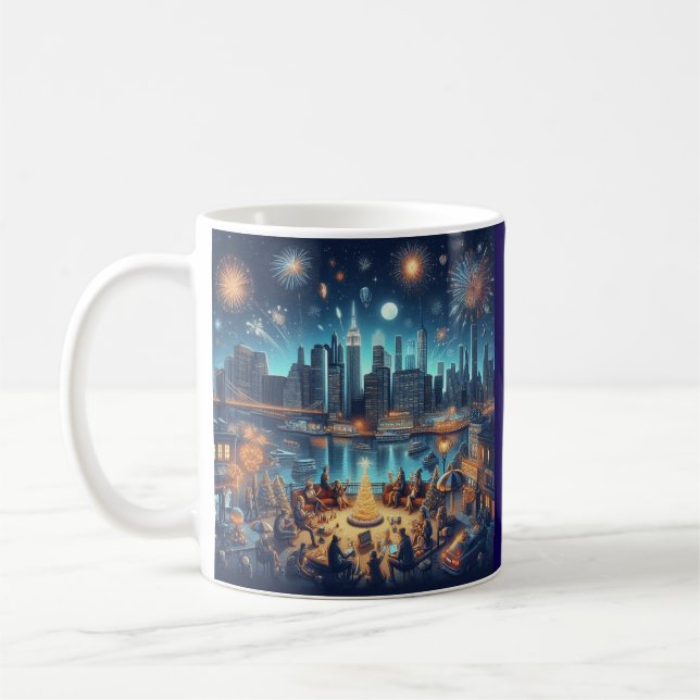 Taza De Café New Year's Eve in New York City (Izquierda)