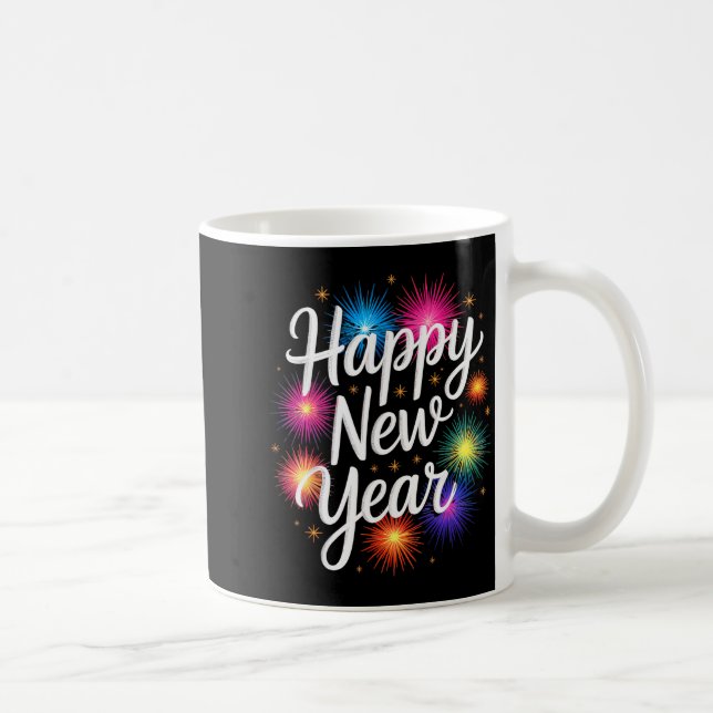 Taza De Café New Years Eve Party Matching Happy New Year  (Derecha)