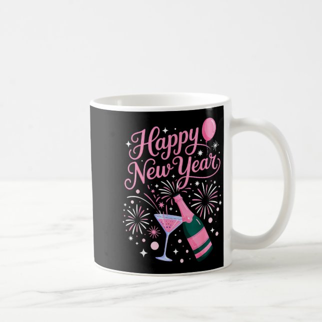 Taza De Café New Years Eve Party Supplies 2026 Happy New Year F (Derecha)