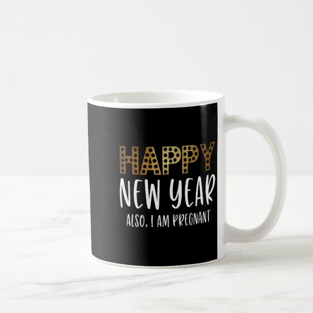 Taza De Café New Years Eve Pregnancy Announcement Also Im Pregn (Derecha)