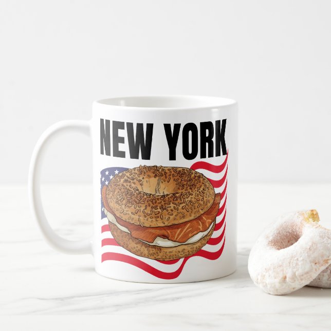 Taza De Café New York Classic Mug (Con donut)