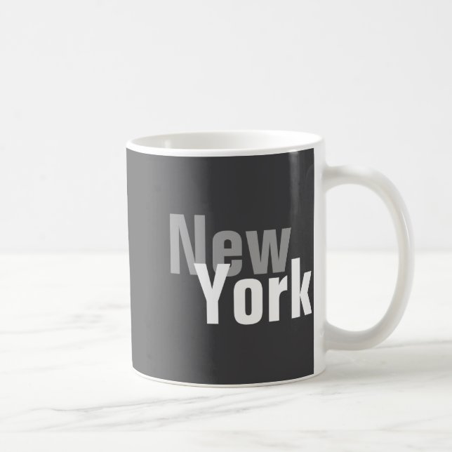 Taza De Café New York Mens Basic Dark _1  (Derecha)
