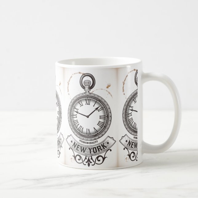 Taza De Café New York Pocket Watch (Derecha)