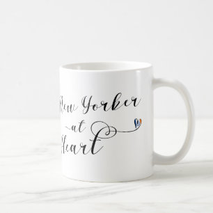 Taza De Café New Yorker At Heart Mug, NYC
