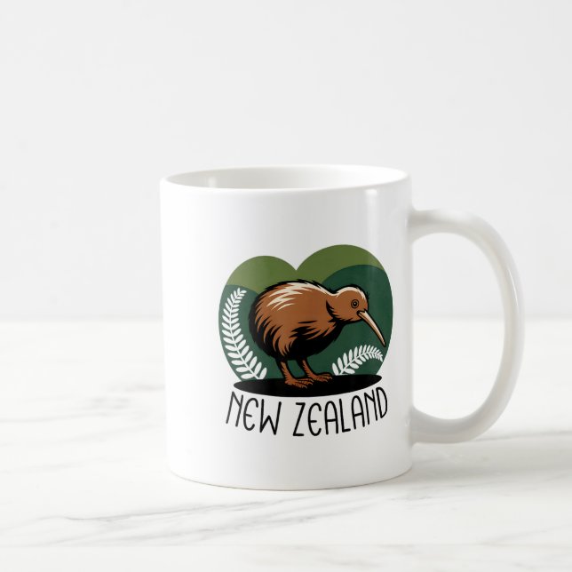 Taza De Café New Zealand Kiwi Bird  (Derecha)