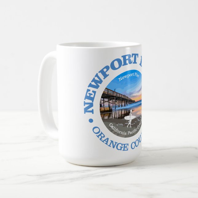 Taza De Café Newport Beach (C) (Anverso izquierdo)
