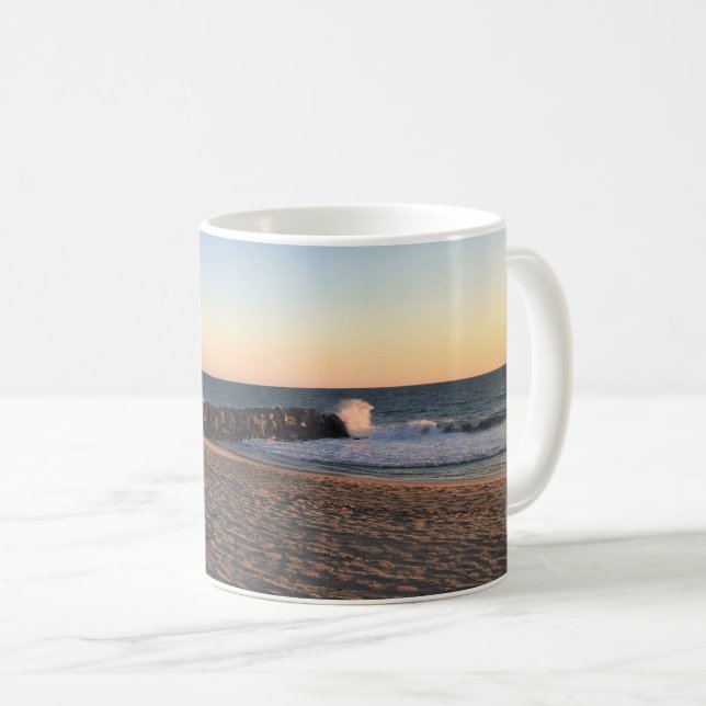 Taza De Café Newport Beach en Sunset, California (Anverso derecho)