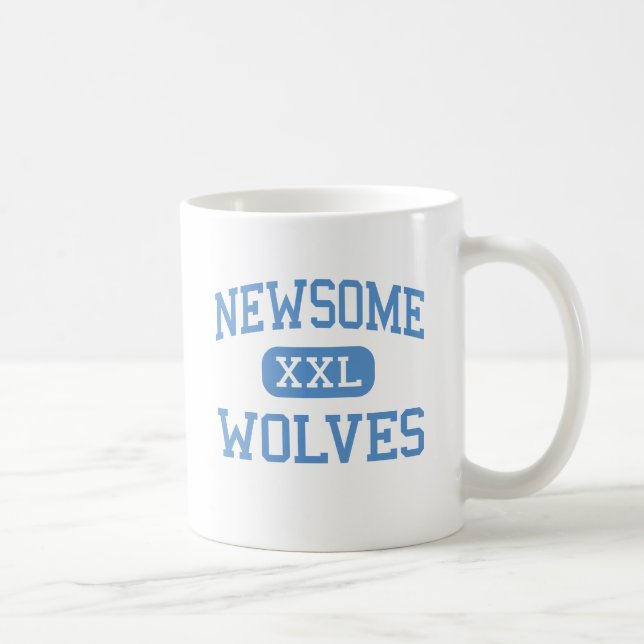 Taza De Café Newsome - lobos - High School secundaria - la (Derecha)