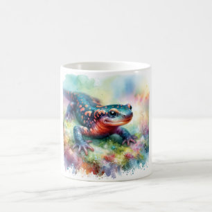 Taza De Café Newt in Watercolor 130624AREF120 - Watercolor