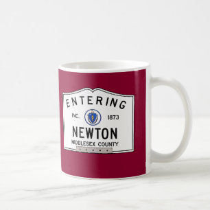 Taza De Café Newton que entra