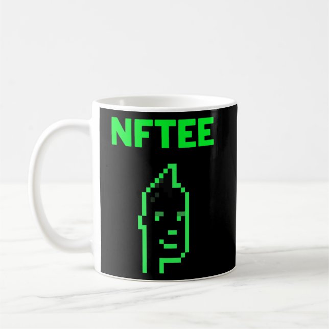 Taza De Café Nftee De Punk De Cripto [Tokens No Fungibles De La (Izquierda)