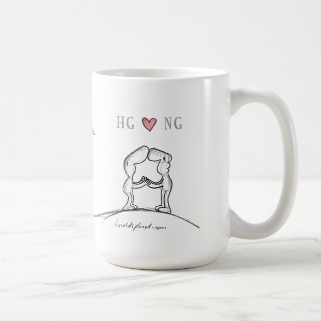 Taza De Café NG del corazón del hectogramo (Derecha)