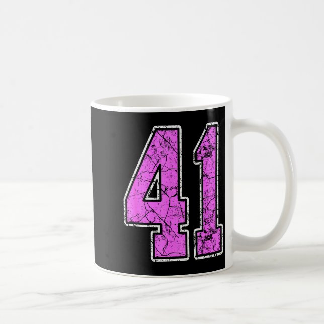 Taza De Café Nge Nk And Nk Number 41 Jersey Player Uniform #41  (Derecha)