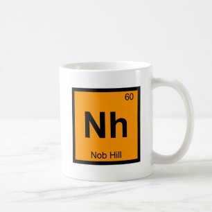 Taza De Café Nh - Nob Hill San Francisco Chemistry Symbol