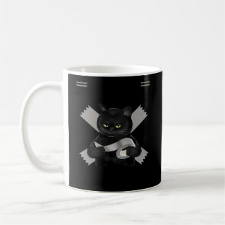 Taza De Café Ni La Cinta Duct Puede Arreglar Un Gato Negro Estú