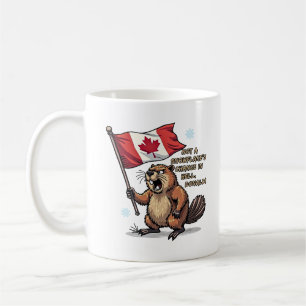 Taza De Café Ni una oportunidad de copos de nieve, castor, band