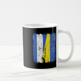 Taza De Café Nicaragua Ucrania Media Bandera Nicaragüense Ucran