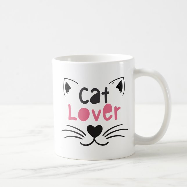 Taza De Café Nice design for cat lovers (Derecha)