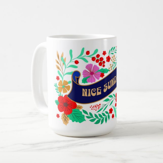 TAZA DE CAFÉ NICE SUNDAY MUG (Anverso izquierdo)