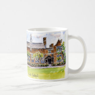 Taza De Café nichols Albright Pasillo con el cielo, congrats de
