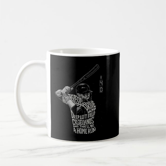 Taza De Café Nick Castellanos Baseball (Izquierda)