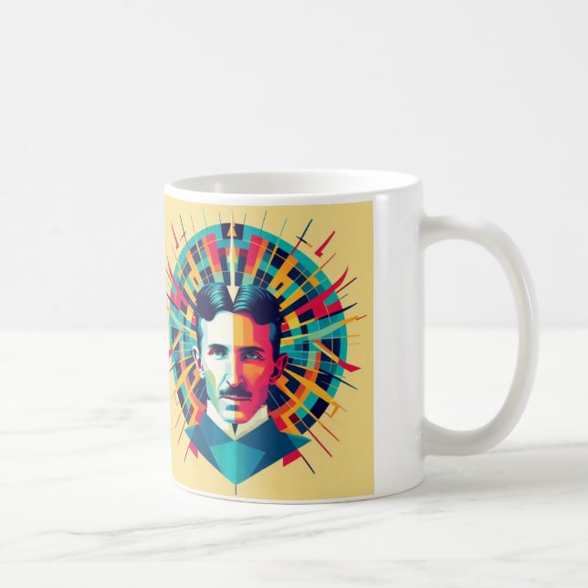 Taza De Café Nicola Tesla  (Derecha)