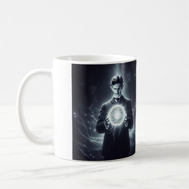Taza De Café Nicola Tesla  (Izquierda)