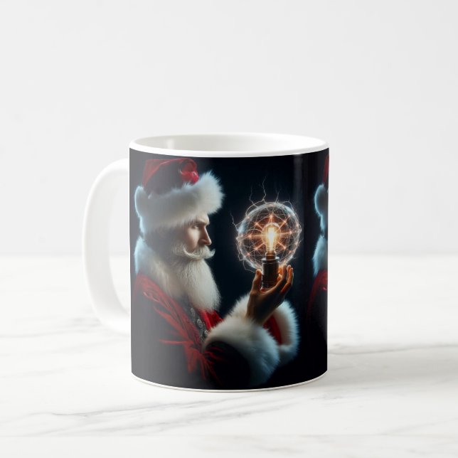 Taza De Café Nicola Tesla Caneca de Café (Anverso izquierdo)