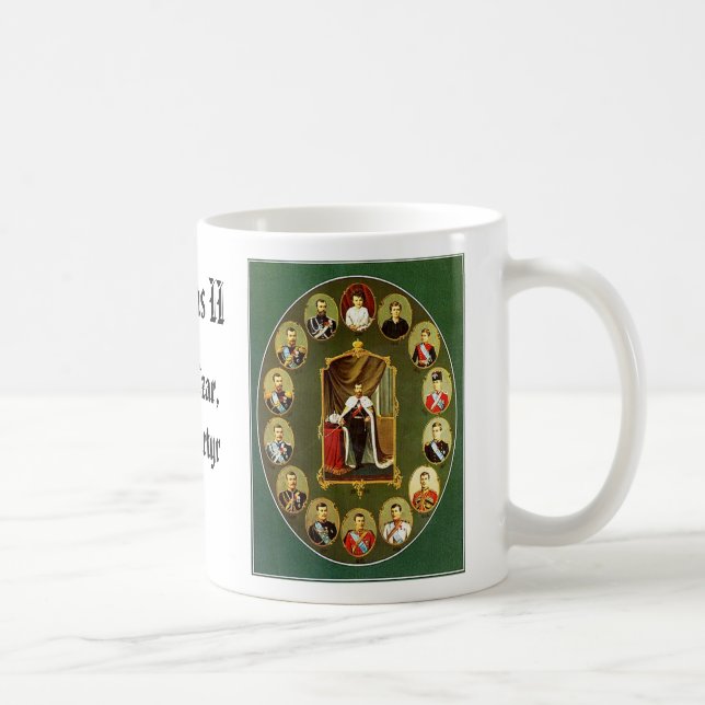 Taza De Café Nicolás II - múltiplo, Nicolás II - azul, NIC… (Derecha)