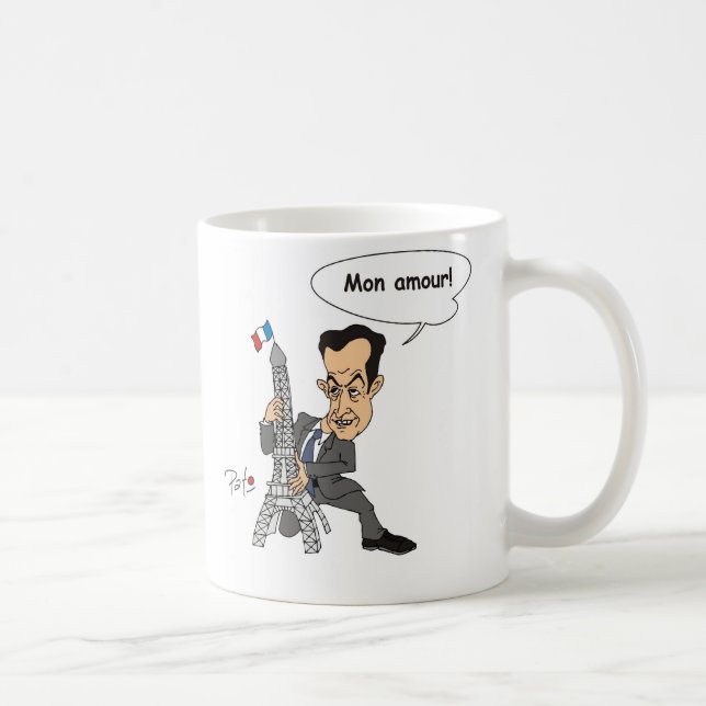 Taza De Café Nicolas Sarkozy (Derecha)