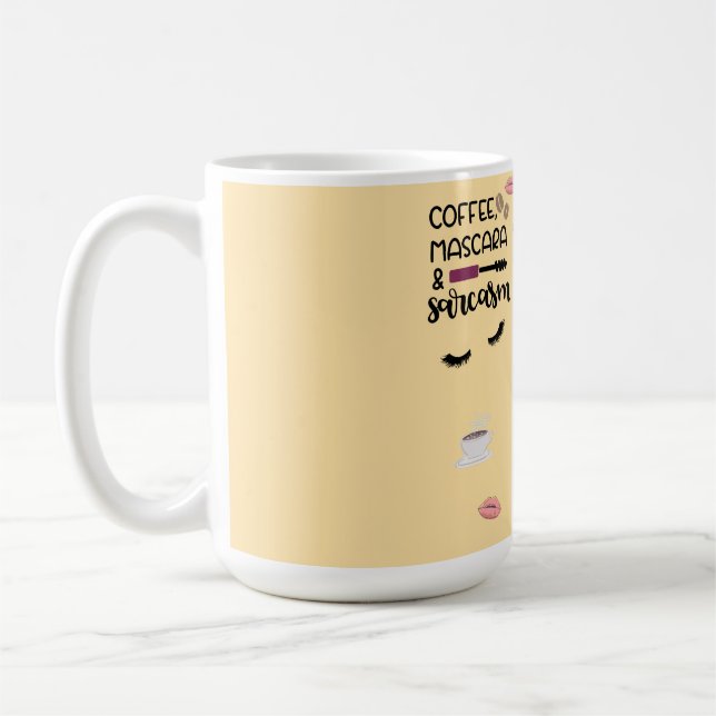 Taza De Café Nicole Coffee & Mascara Mug (Izquierda)